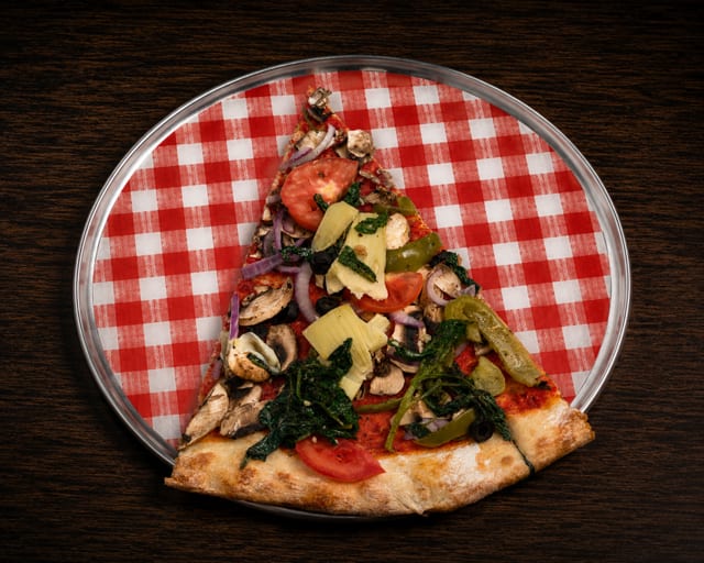 Vegetarian Slice No Cheese.