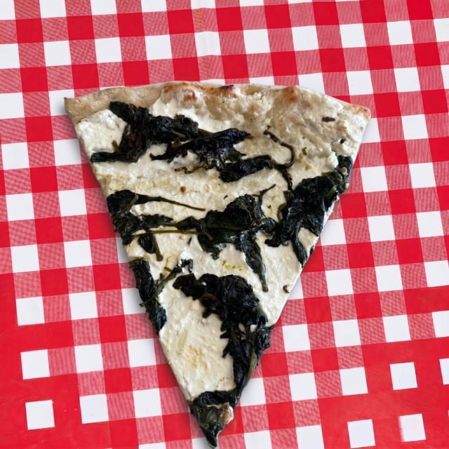 White Spinach Slice.