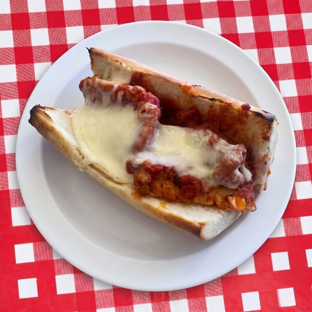 Chicken Parmesan Hero.