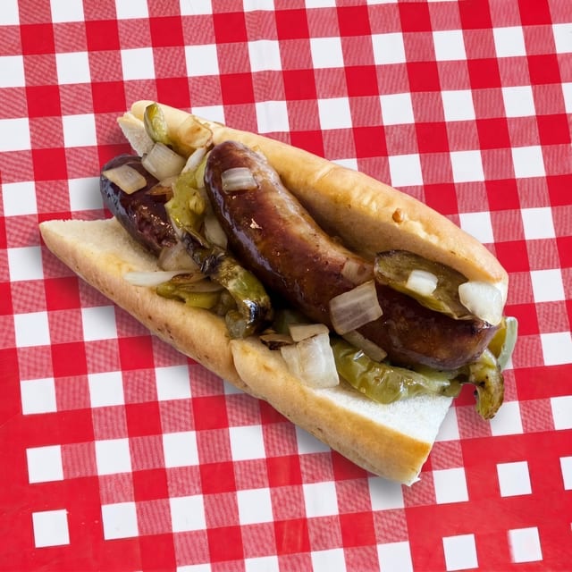 Sausage, Pepper & Onion Hero.