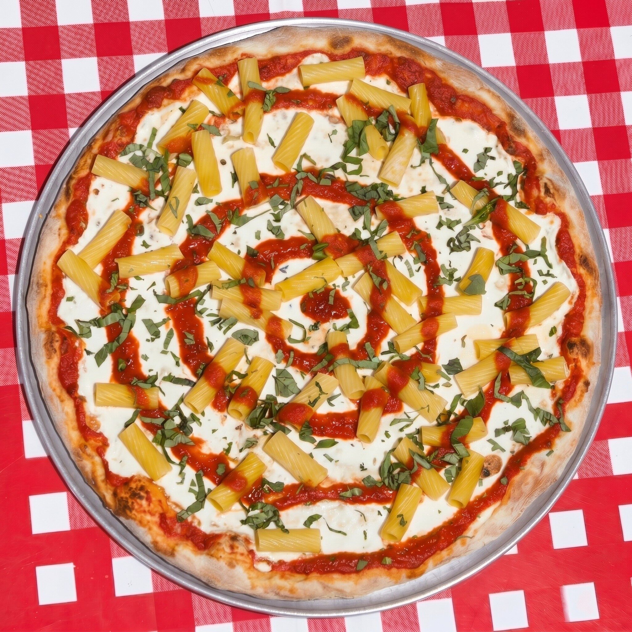 Rigatoni Pizza.