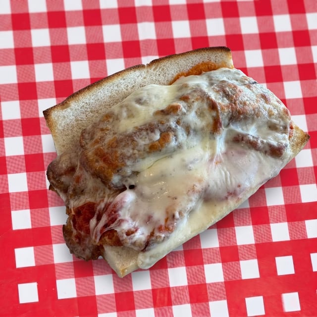 Eggplant Parmesan Hero.