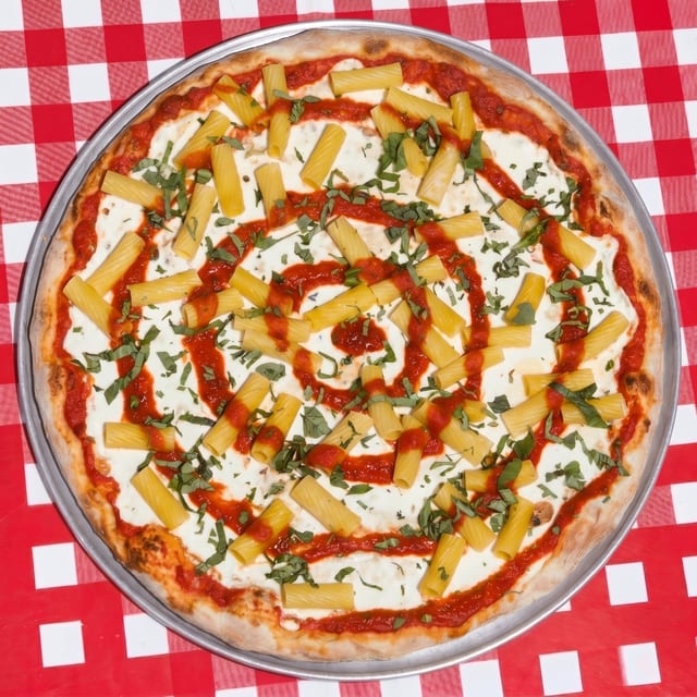 Rigatoni Pizza.