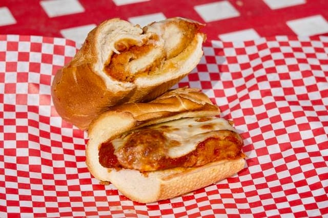 Chicken Parmesan Hero.
